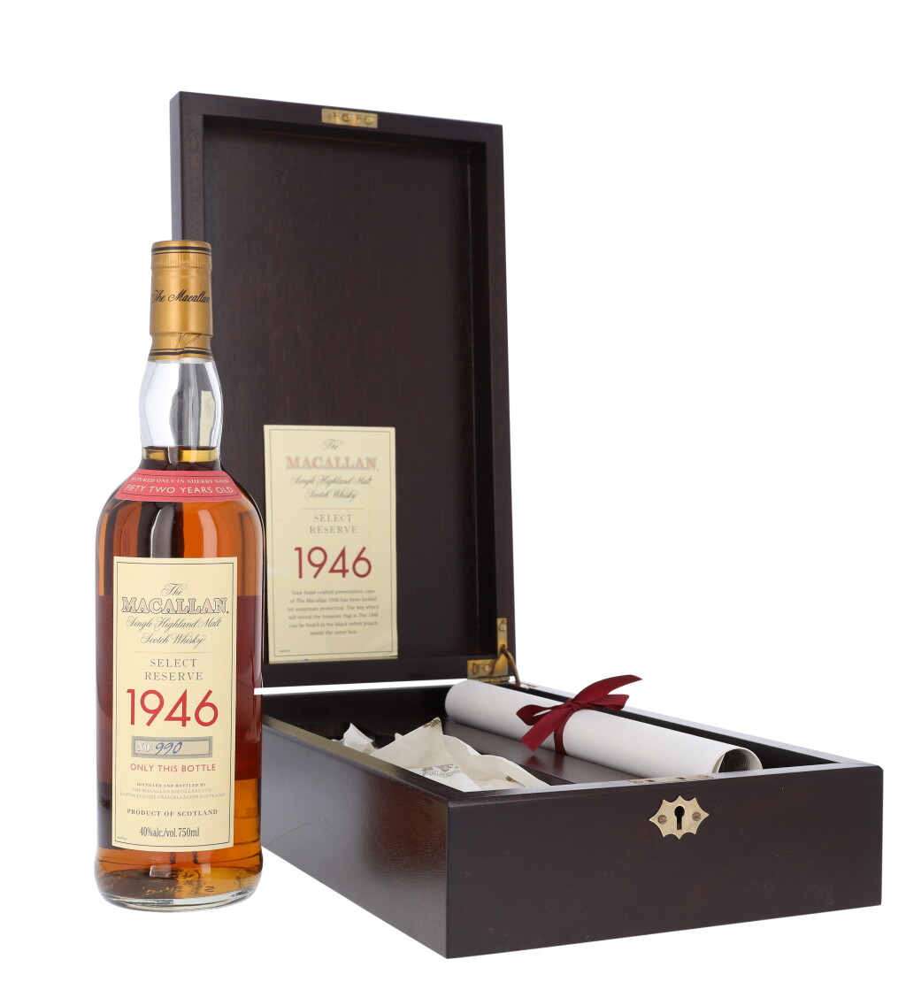 View full screen - View 1 of Lot 5014. The Macallan Select Reserve 52 Year Old 40.0 abv 1946 (1 BT75).
