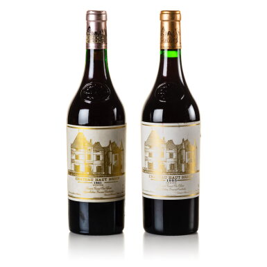 View full screen - View 1 of Lot 66. Château Haut Brion 1981/1985 (2 BT).