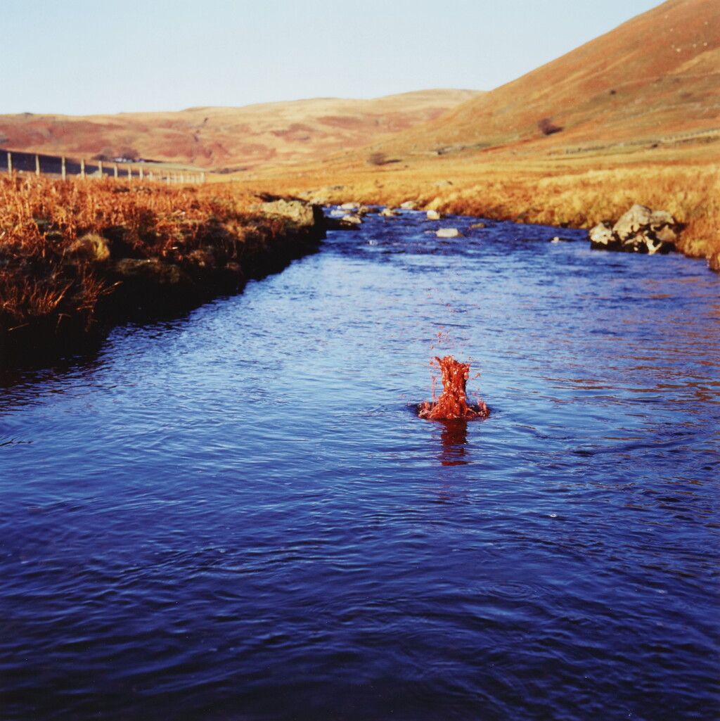 View full screen - View 1 of Lot 54. ANDY GOLDSWORTHY | RED STONE SPLASH, SCAUR GLEN, DUMFRIESSHIRE.