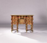 A Louis XIV tortoiseshell and brass Boulle marquetry bureau Mazarin, circa 1700 | Bureau Mazarin en marqueterie Boulle d'écaille teintée et de laiton, d'époque Louis XIV, vers 1700
