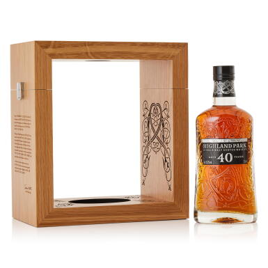 View full screen - View 1 of Lot 416. Highland Park 40 Year Old 2019 Release 43.2 abv NV (1 BT70).