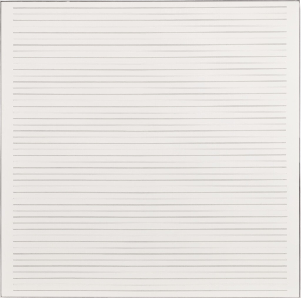 View full screen - View 1 of Lot 4. AGNES MARTIN | MOUNTAIN FLOWERS I.