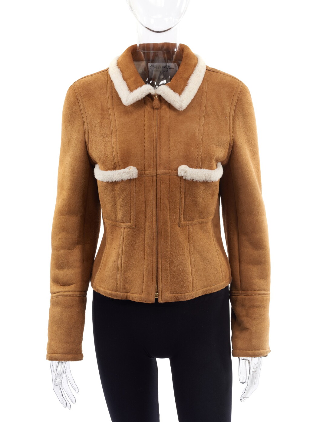 View full screen - View 1 of Lot 79. SHIERLING LAMBSWOOL JACKET, CHANEL.