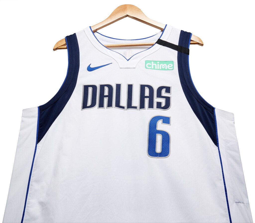 View full screen - View 1 of Lot 125. Kristaps Porziņģis Dallas Mavericks 2020 NBA Playoffs Western Conference Round 1 Game Worn Association Edition Jersey | Games 1 and 2 | Matched to 4 Games | Double-Double.