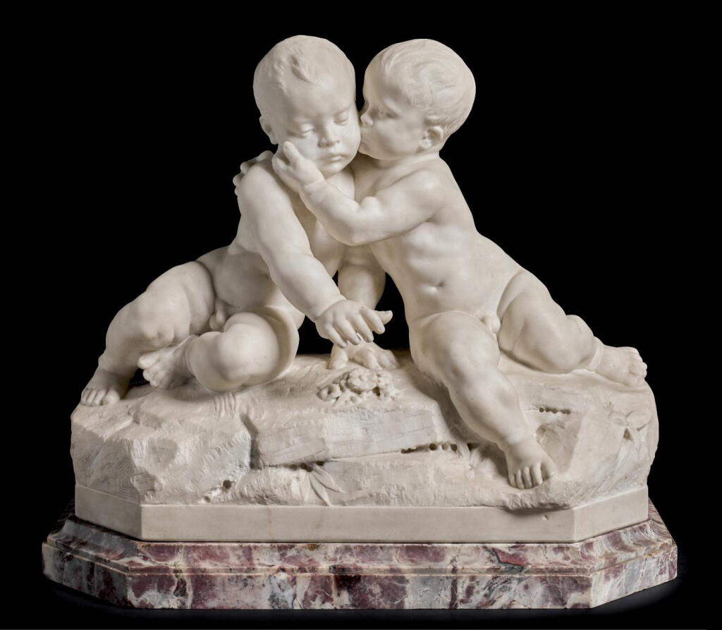 View full screen - View 1 of Lot 82. ALFRED BOUCHER | LE BAISER (THE KISS).