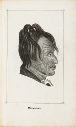 Anonyme. Iles Marquises. Aubert, 1843. In-16, demi-basane brune à coins. Rare édition originale.