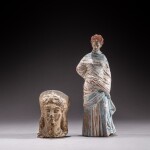 Deux terres cuites, art grec, IVe/IIIe siècle avant J.-C.