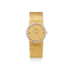 PIAGET | REFERENCE 926 A 6, A YELLOW GOLD AND DIAMOND-SET BRACELET WATCH, RETAILED BY MAUBOUSSIN PARIS, CIRCA 1972