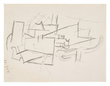 View full screen - View 1 of Lot 22. PABLO PICASSO | VIOLON SUR UNE TABLE RONDE .