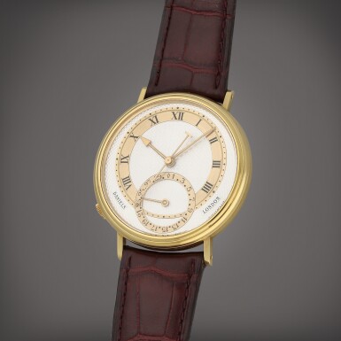 View full screen - View 1 of Lot 51. Millennium | A limited edition yellow gold wristwatch with date | Made in 1999.