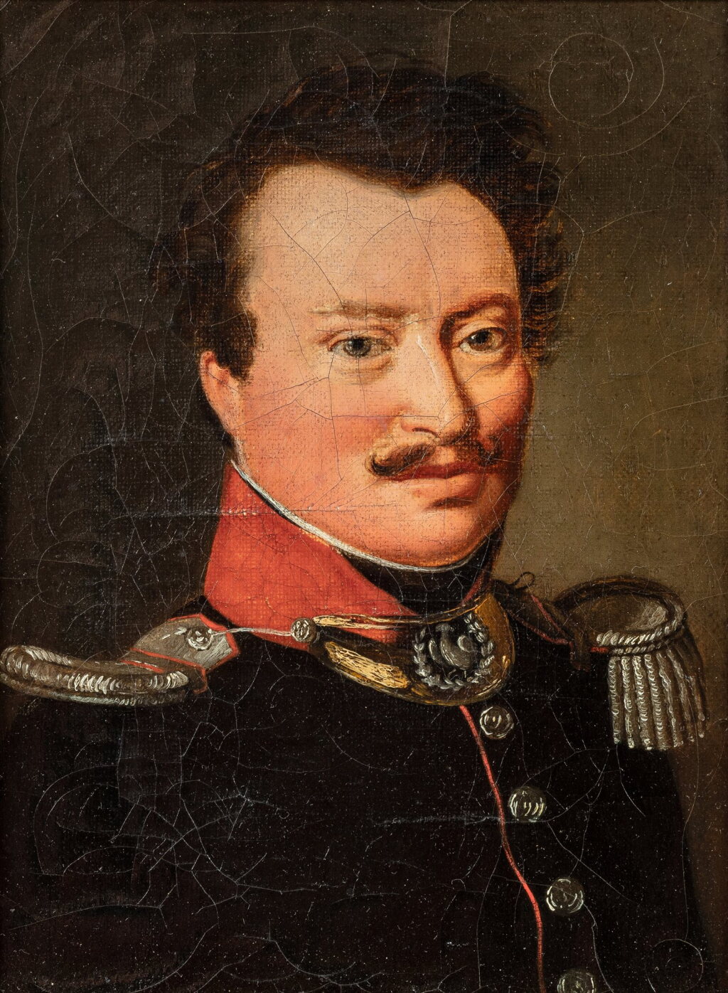 View full screen - View 1 of Lot 180. Portrait of a Captain of the National Guard.