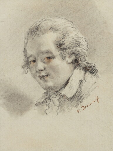 View full screen - View 1 of Lot 1020. Portrait of a man | Portrait d'homme.