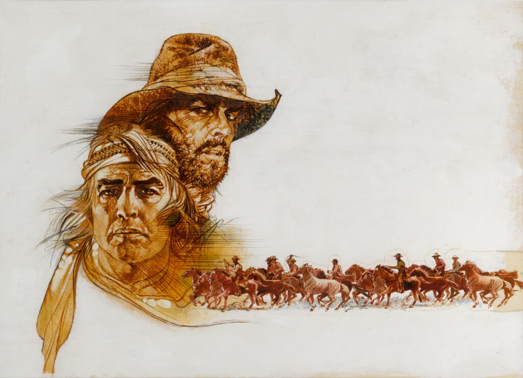 View full screen - View 1 of Lot 148. THE MISSOURI BREAKS (1976) ORIGINAL ARTWORK, BRITISH.