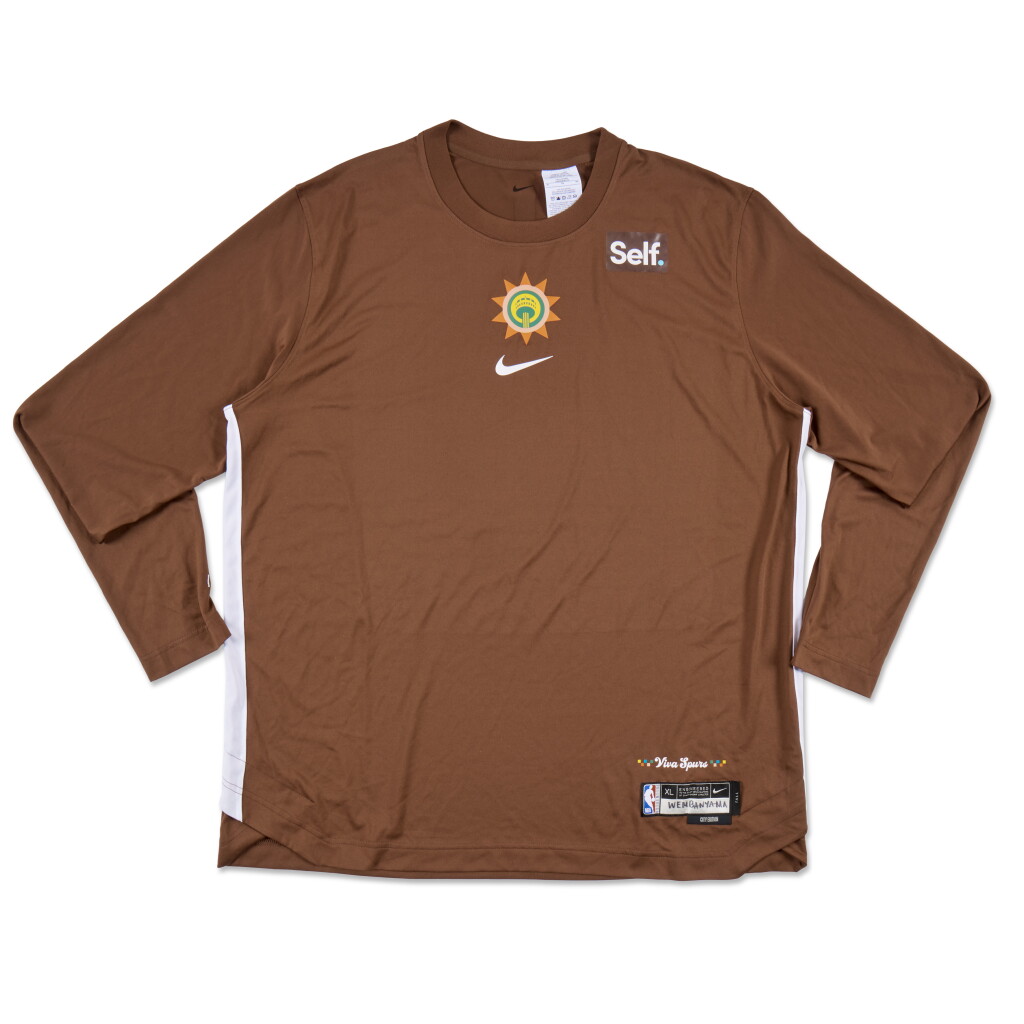 View full screen - View 1 of Lot 9. Victor Wembanyama Game Worn ‘Skills Challenge’ Warmup Top .