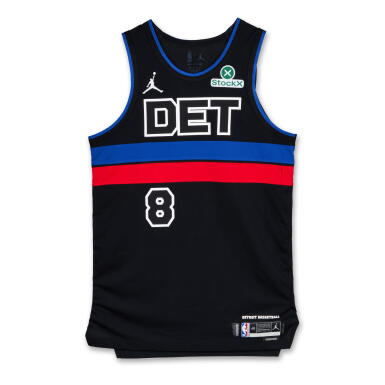 View full screen - View 1 of Lot 144. Tim Hardaway Jr. Detroit Pistons 2024-2025 Game Worn Statement Edition Jersey .