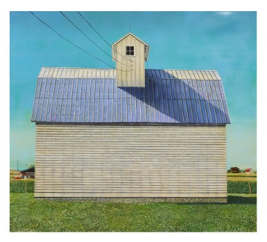View full screen - View 1 of Lot 254. HAROLD GREGOR | ILLINOIS CORN CRIB #19.