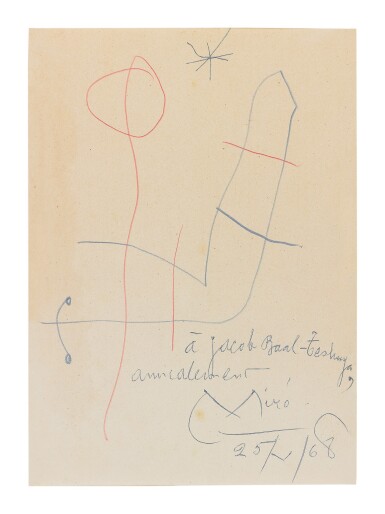 View full screen - View 1 of Lot 42. JOAN MIRÓ | SANS TITRE.