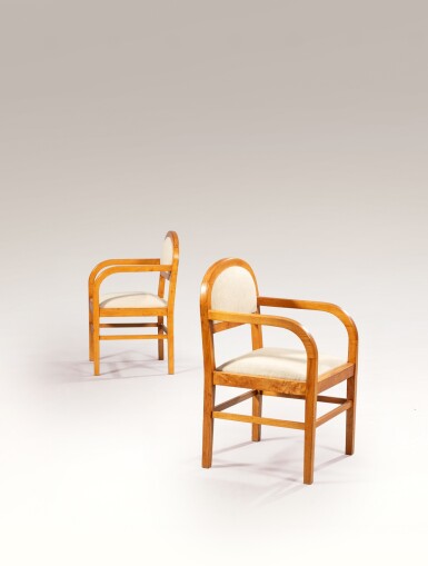 View full screen - View 1 of Lot 49. Pair of armchairs.