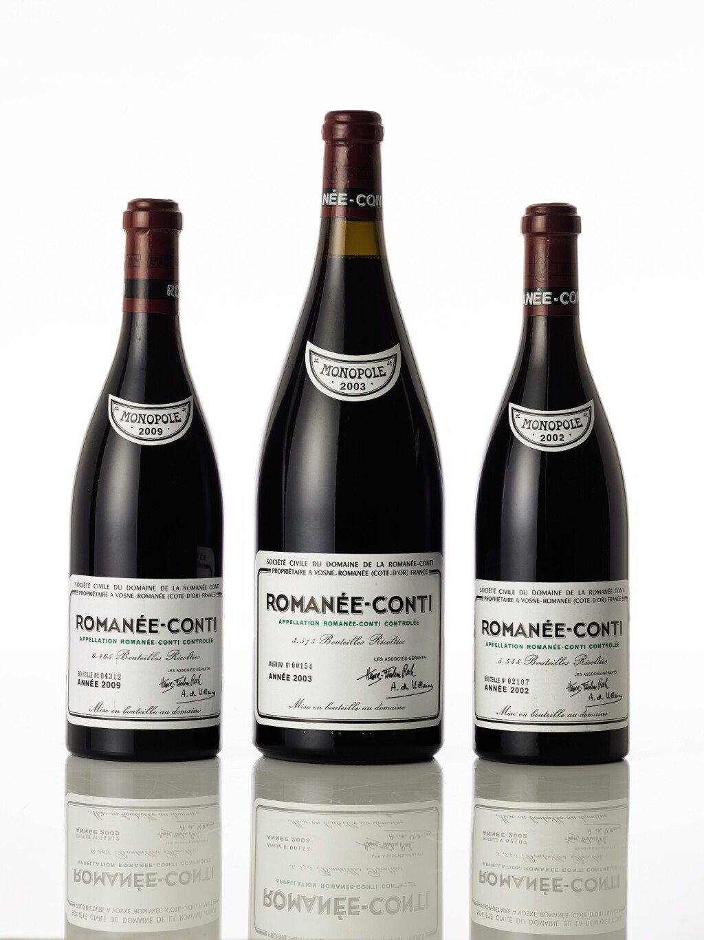 View full screen - View 1 of Lot 6114. Romanée Conti 2003 Domaine de la Romanée-Conti (1 MAG).