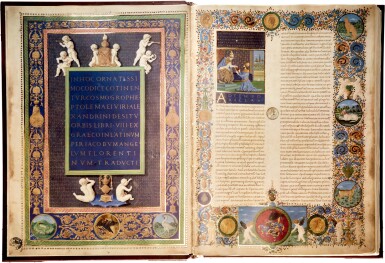 View full screen - View 1 of Lot 49. Claudius Ptolemaeus | Die Cosmographia des Claudius Ptolemaeus, 1472/3.