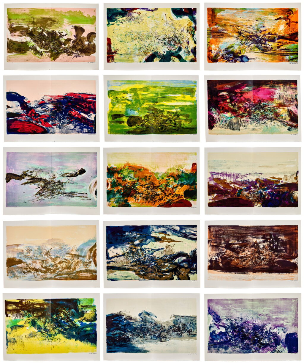 View full screen - View 1 of Lot 2071. Zao Wou-Ki 趙無極 | À la gloire de l'image et art poétique 詩畫之禮讚.
