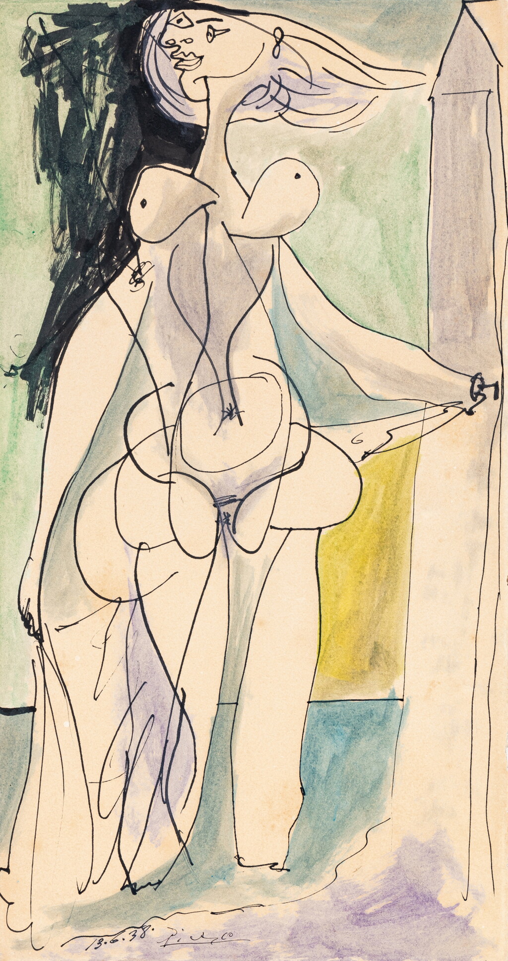 View full screen - View 1 of Lot 19. Baigneuse | Baigneuse.