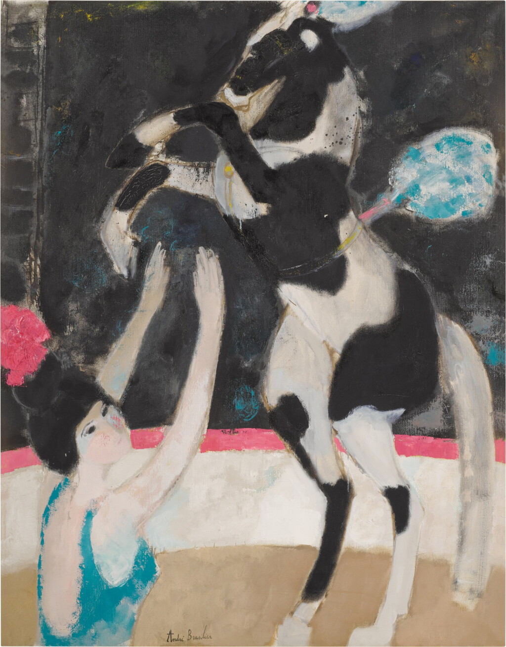 View full screen - View 1 of Lot 22. Le Cheval de cirque.