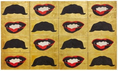 View full screen - View 1 of Lot 122. LEONID SOKOV | LIPS AND MOUSTACHE.