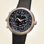 Megapode Chronograph | A limited edition titanium chronograph dual time wristwatch with date and rotating inner bezel, Circa 2000