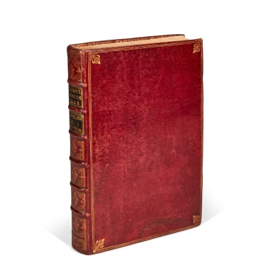 View full screen - View 1 of Lot 1730. Iriarte, Regiae Bibliothecae Matritensis codices Graeci Mss, Madrid, 1769, contemporary Spanish red morocco gilt.