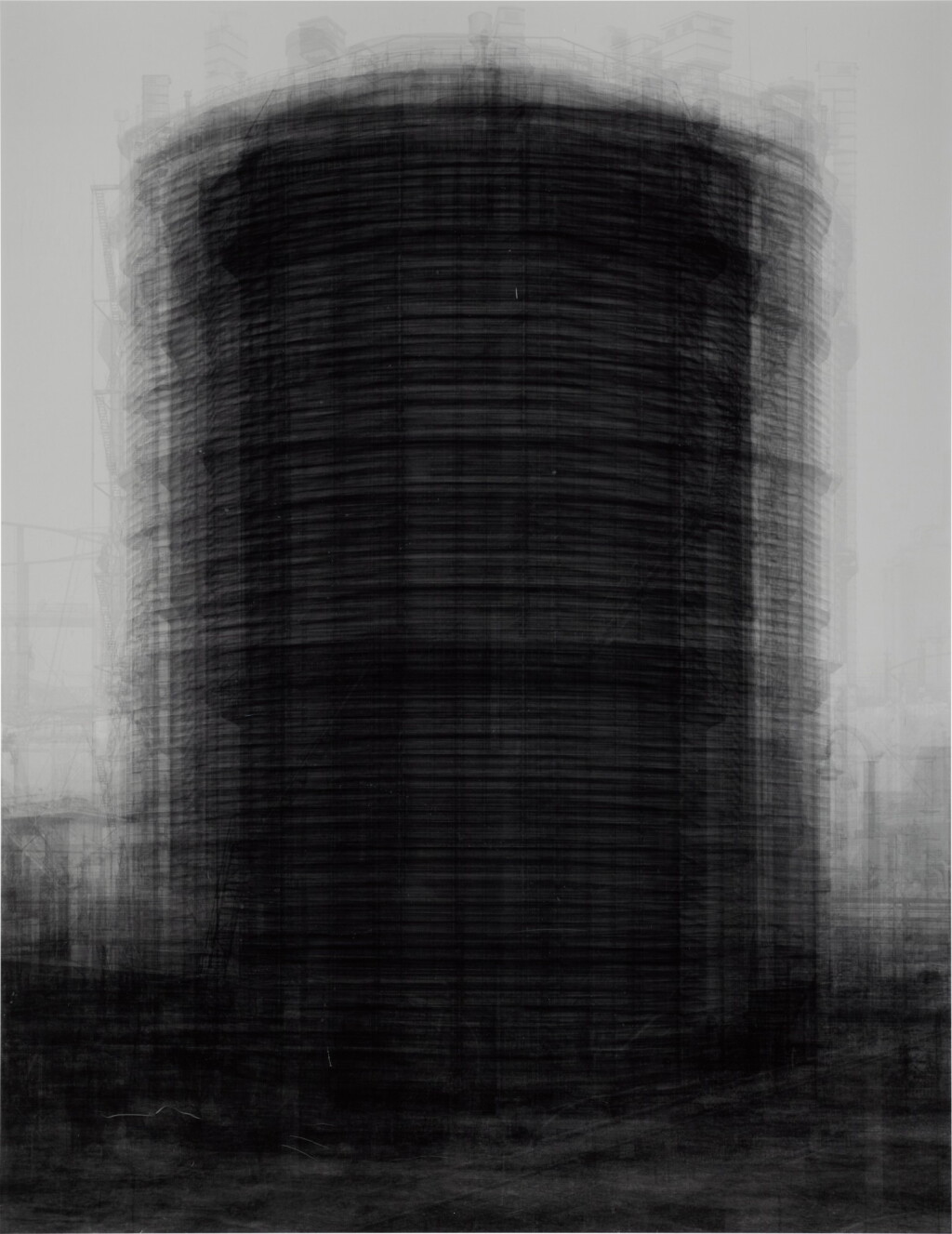 View full screen - View 1 of Lot 480. Every...Bernd and Hiller Becher prison type gas holder.