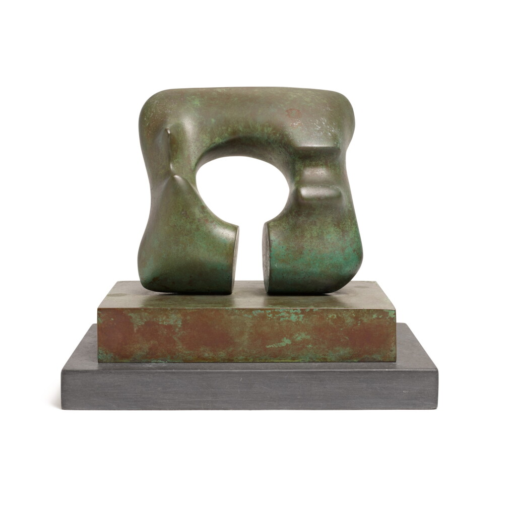 View full screen - View 1 of Lot 319. Maquette for Square Form with Cut.