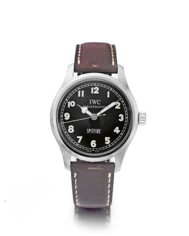 View full screen - View 1 of Lot 46. IWC | MARK XV SPITFIRE REF 3253, A LIMITED EDITION STAINLESS STEEL AUTOMATIC WRISTWATCH CIRCA 2002 .