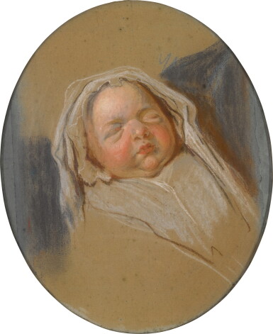 View full screen - View 1 of Lot 31. Portrait of the artist's son, Auguste-Joseph Ducreux (1770-1771).
