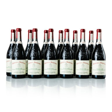 View full screen - View 1 of Lot 327. Château de Beaucastel Rouge 2008 (12 BT).