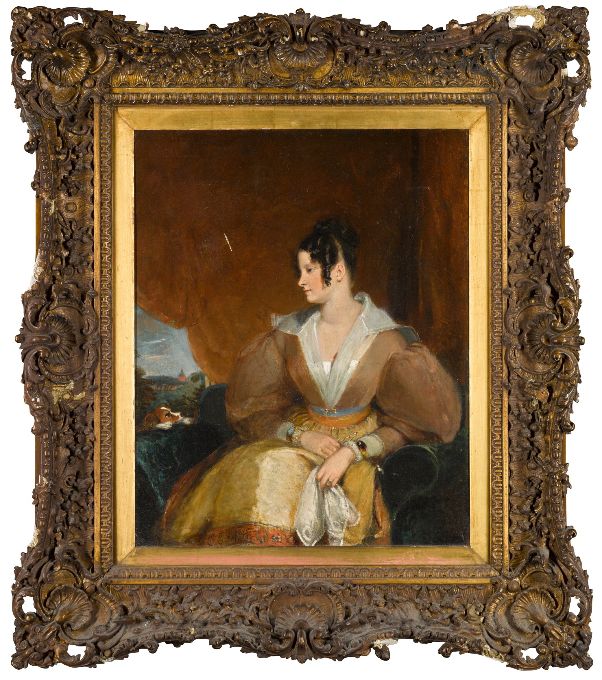 Portrait Of A Lady Traditionally Identified As Elizabeth Fox Baroness portrait-of-a-lady-traditionally-identified-as-elizabeth-fox-baroness