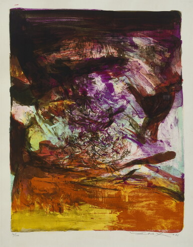 View full screen - View 1 of Lot 6243. Zao Wou-Ki 趙無極 | Sans titre 無題.