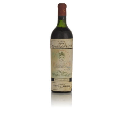 View full screen - View 1 of Lot 16. Château Mouton Rothschild 1945 (1 BT).