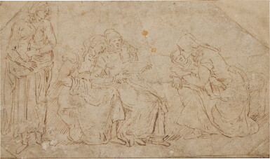 View full screen - View 1 of Lot 288. Education of the Virgin.