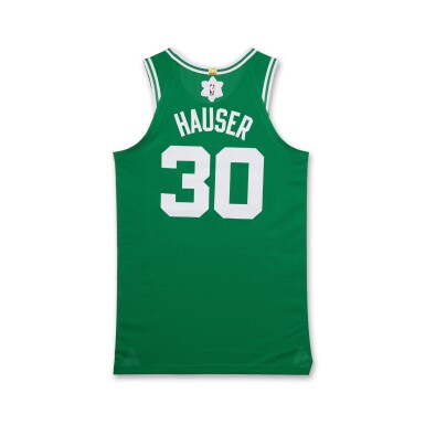 View full screen - View 1 of Lot 33. Sam Hauser ‘Christmas Day’ Boston Celtics 2024-2025 Game Worn Icon Edition Jersey .