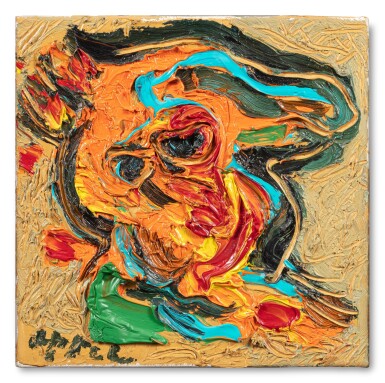 View full screen - View 1 of Lot 42. Tête orange.