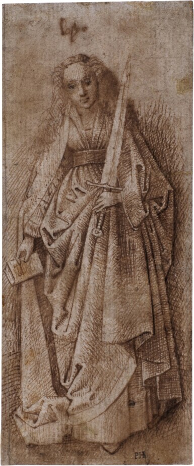 View full screen - View 1 of Lot 206. Saint Catherine.