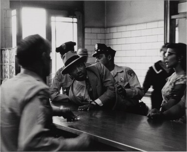 View full screen - View 1 of Lot 4. CHARLES MOORE | ARREST OF MARTIN LUTHER KING, JR., BIRMINGHAM, ALABAMA.