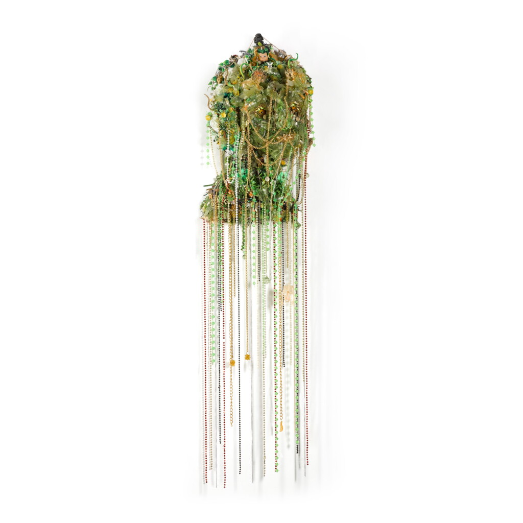View full screen - View 1 of Lot 193. Hew Locke, b. 1959 | Untitled (Green Queen).