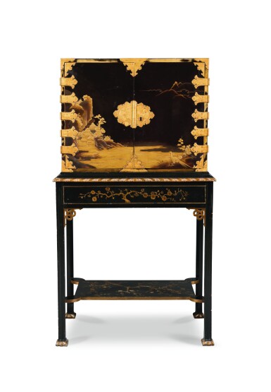 View full screen - View 1 of Lot 55. A fine export cabinet for the European market | Edo period, late 17th century.
