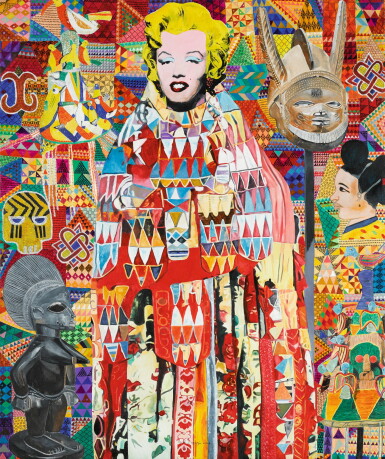 View full screen - View 1 of Lot 26. WOLE LAGUNJU | MARILYN MONROE & MY AFRICAN SENSIBILITIES .