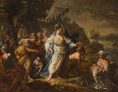 View full screen - View 1 of Lot 189. The Finding of Moses.
