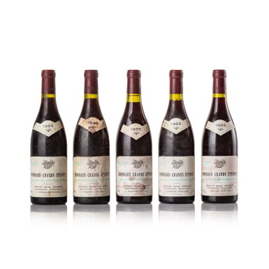 View full screen - View 1 of Lot 91. Pommard, Les Grands Epenots 1985 Michel Gaunoux (5 BT).