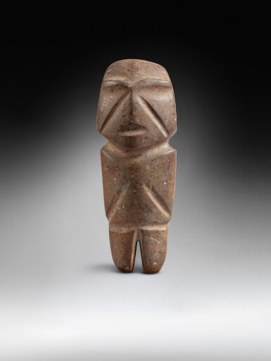 View full screen - View 1 of Lot 1. Mezcala Stone Figure, Type M18.