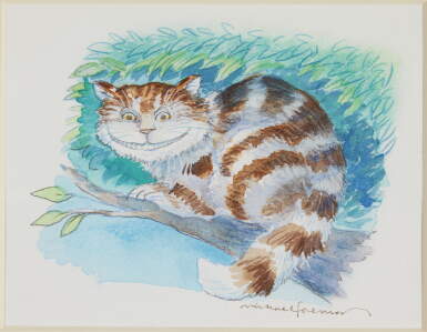 View full screen - View 1 of Lot 235. Foreman, Two illustrations from Alice's Adventures in Wonderland, 2004.